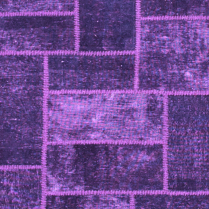 Patchwork Purple Transitional Rug, abs1267pur