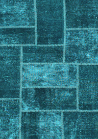 Patchwork Light Blue Transitional Rug, abs1267lblu