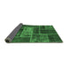 Sideview of Patchwork Emerald Green Transitional Rug, abs1267emgrn