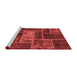 Transitional Red Washable Rugs