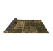 Sideview of Patchwork Brown Transitional Rug, abs1267brn