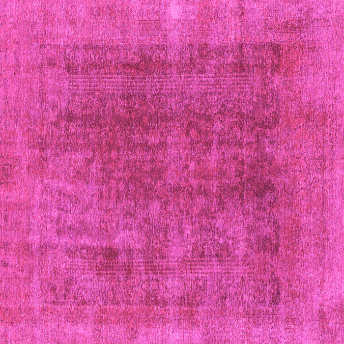 Square Machine Washable Abstract Pink Modern Rug, wshabs1268pnk