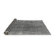 Sideview of Abstract Gray Modern Rug, abs1268gry