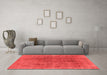 Modern Red Washable Rugs