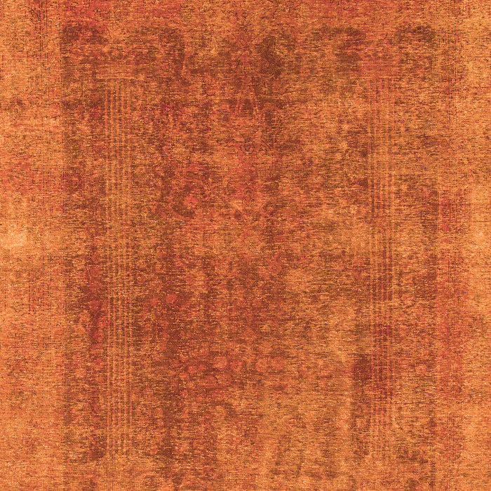 Machine Washable Abstract Orange Modern Area Rugs, wshabs1268org