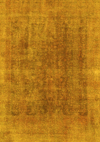 Abstract Yellow Modern Rug, abs1268yw