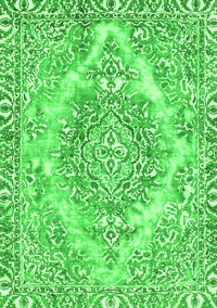 Abstract Green Modern Rug, abs1269grn