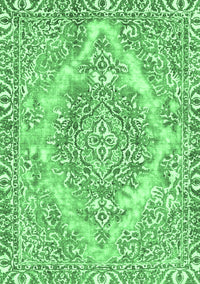 Abstract Emerald Green Modern Rug, abs1269emgrn