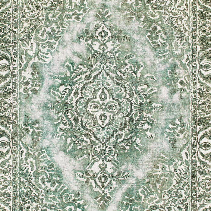 Machine Washable Abstract Camouflage Green Rug, wshabs1269