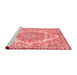 Modern Red Washable Rugs