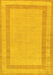 Solid Yellow Modern Rug, abs126yw