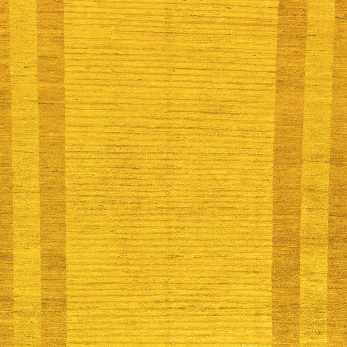 Solid Yellow Modern Rug, abs126yw