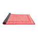 Solid Red Modern Area Rugs