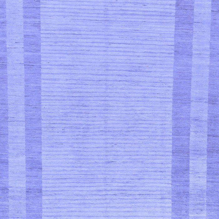 Machine Washable Solid Blue Modern Rug, wshabs126blu