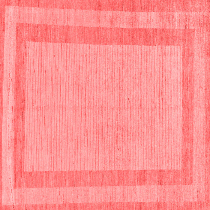 Machine Washable Solid Red Modern Rug, wshabs126red