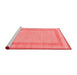 Modern Red Washable Rugs