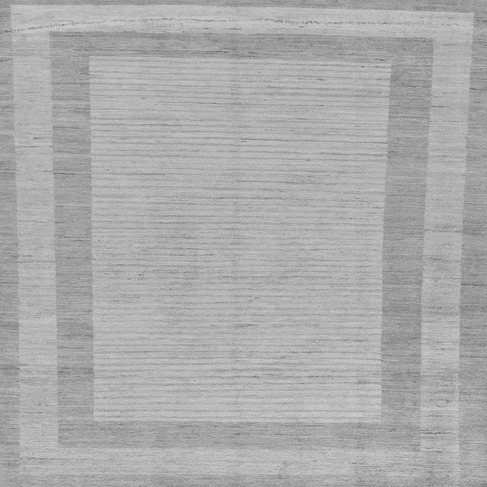 Square Machine Washable Solid Gray Modern Rug, wshabs126gry