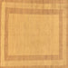 Square Solid Brown Modern Rug, abs126brn