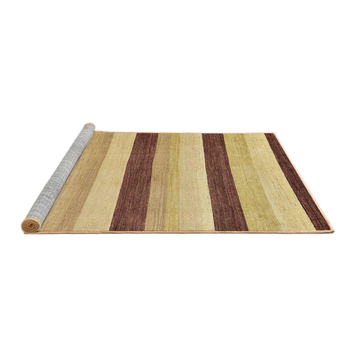 Sideview of Machine Washable Abstract Red Rug, wshabs127