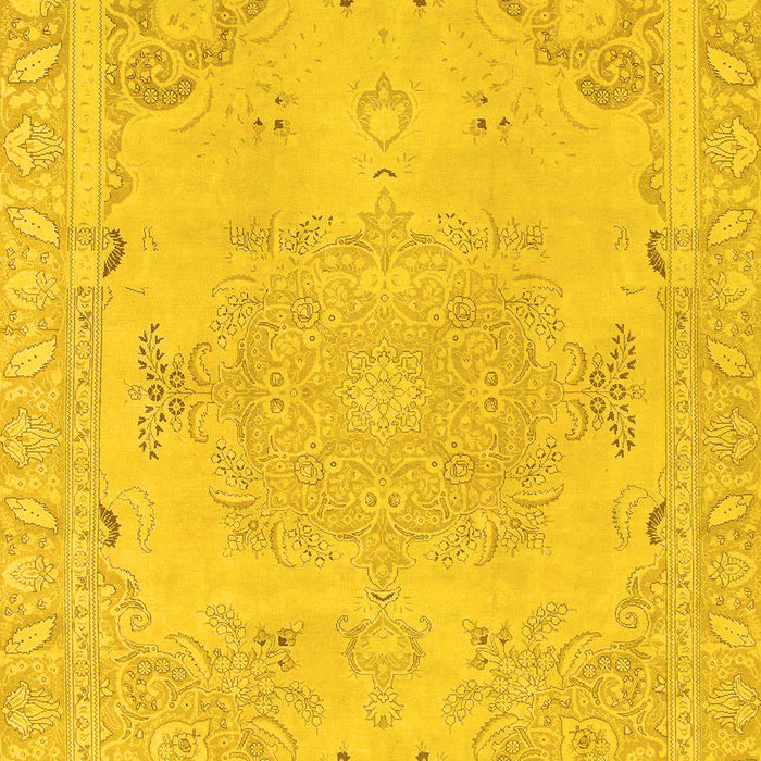 Abstract Yellow Modern Rug, abs1270yw