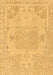 Abstract Brown Modern Rug, abs1270brn