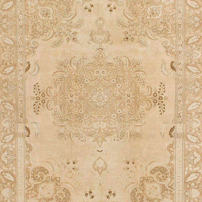 Machine Washable Abstract Yellow Rug, wshabs1270