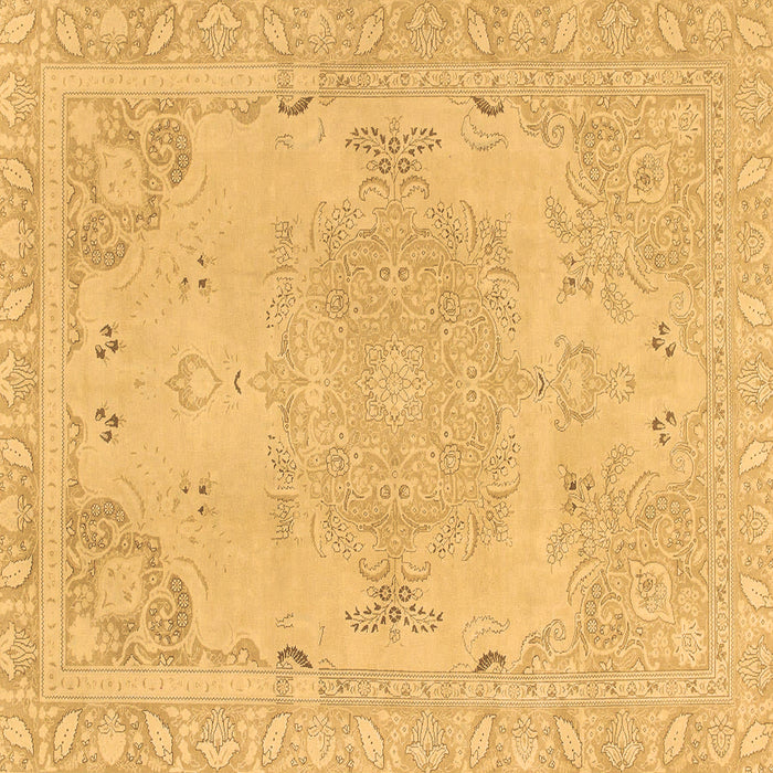 Square Abstract Brown Modern Rug, abs1270brn