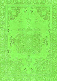 Abstract Green Modern Rug, abs1270grn