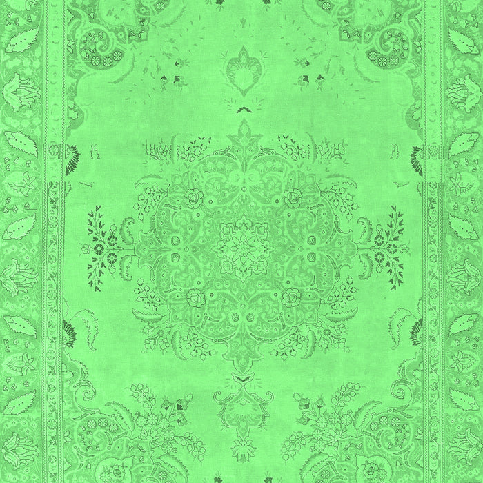 Abstract Emerald Green Modern Rug, abs1270emgrn