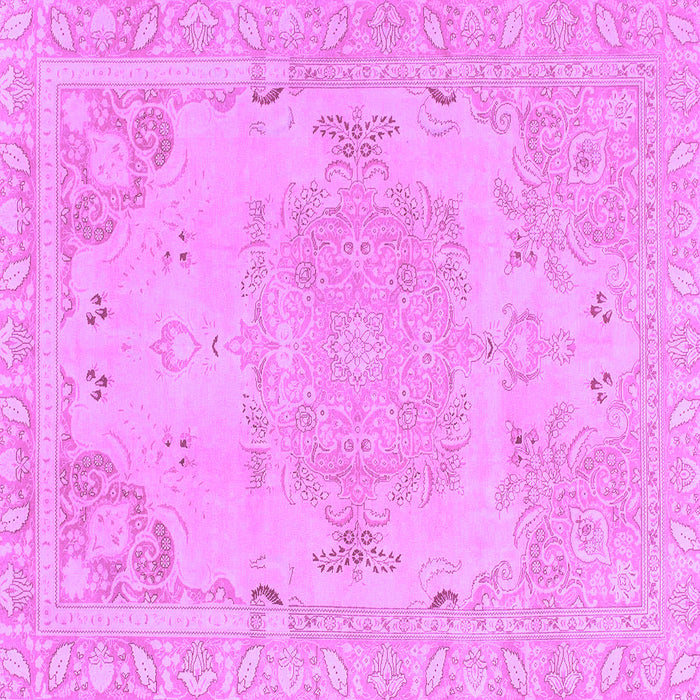 Square Abstract Purple Modern Rug, abs1270pur