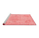 Modern Red Washable Rugs