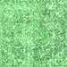 Square Abstract Emerald Green Modern Rug, abs1271emgrn