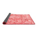 Abstract Red Modern Area Rugs