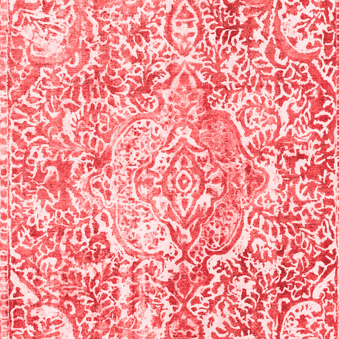 Machine Washable Abstract Red Modern Rug, wshabs1271red