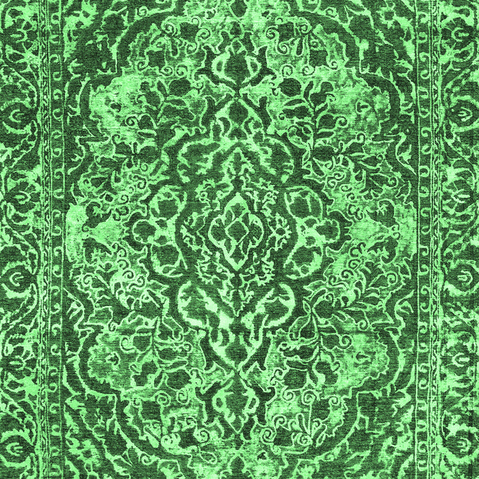 Machine Washable Abstract Emerald Green Modern Area Rugs, wshabs1272emgrn