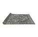 Sideview of Abstract Gray Modern Rug, abs1272gry