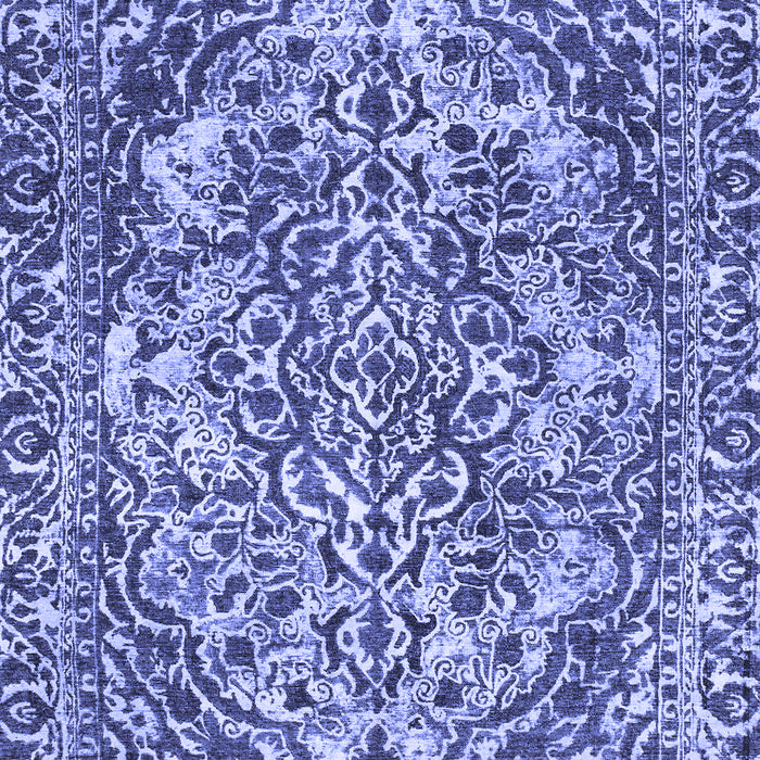 Machine Washable Abstract Blue Modern Rug, wshabs1272blu