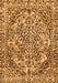 Machine Washable Abstract Orange Modern Area Rugs, wshabs1272org