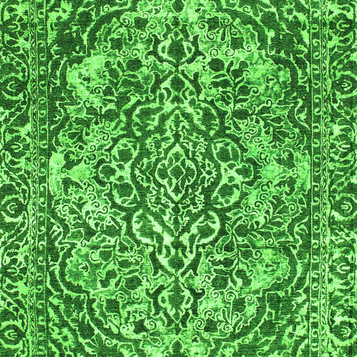 Abstract Green Modern Rug, abs1272grn
