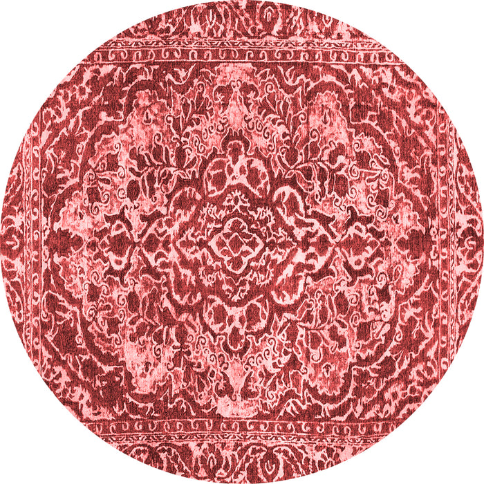 Machine Washable Abstract Red Modern Rug, wshabs1272red