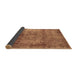 Sideview of Abstract Brown Modern Rug, abs1273brn