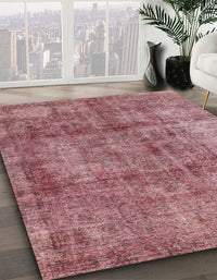 Abstract Light Coral Pink Modern Rug, abs1273