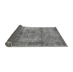 Sideview of Abstract Gray Modern Rug, abs1273gry