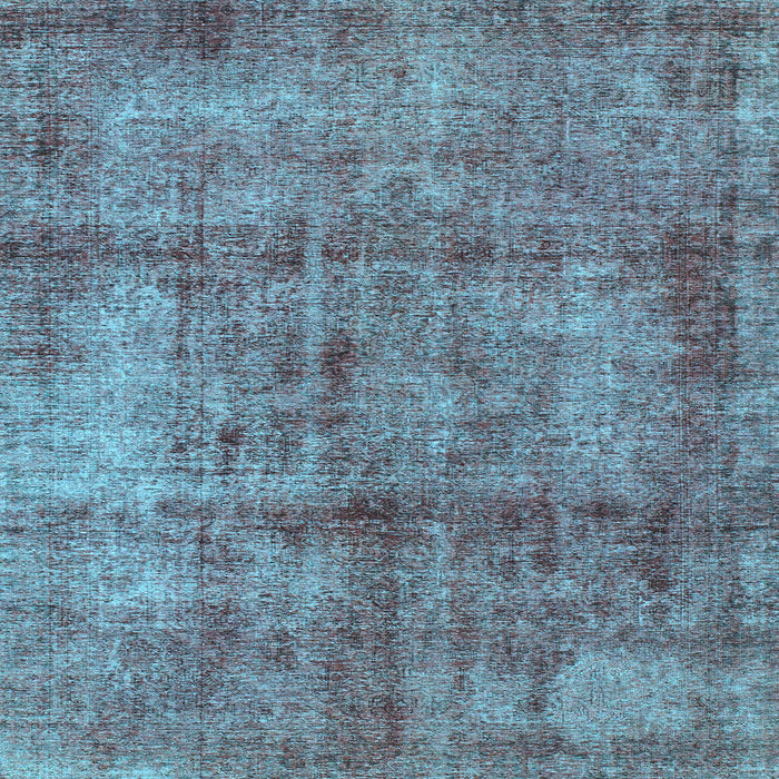 Square Machine Washable Abstract Light Blue Modern Rug, wshabs1273lblu