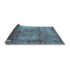 Sideview of Abstract Light Blue Modern Rug, abs1273lblu