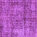 Square Abstract Purple Modern Rug, abs1273pur