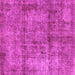 Square Abstract Pink Modern Rug, abs1273pnk