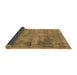 Sideview of Abstract Brown Modern Rug, abs1274brn