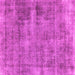 Square Abstract Pink Modern Rug, abs1274pnk