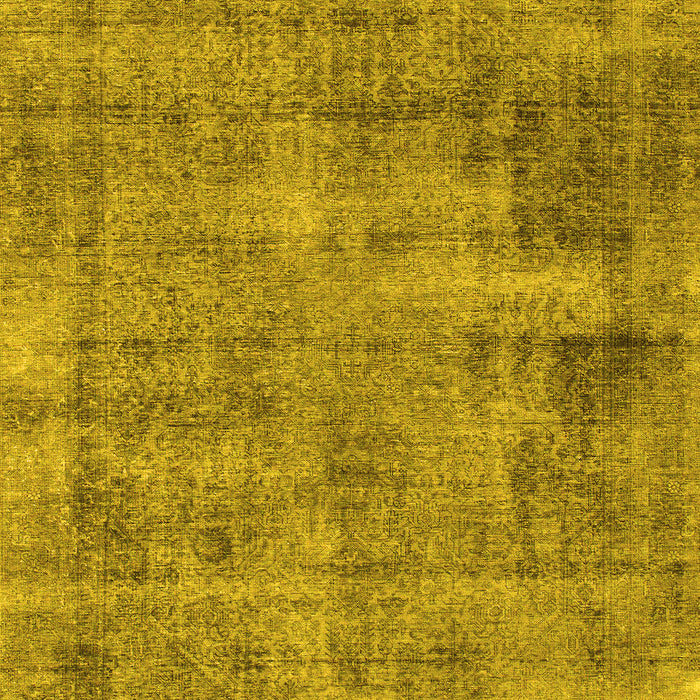 Machine Washable Abstract Yellow Modern Rug, wshabs1274yw